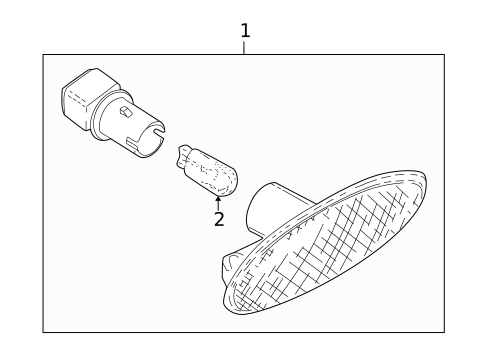Side Marker Lamps for 2008 Jaguar S-Type #0