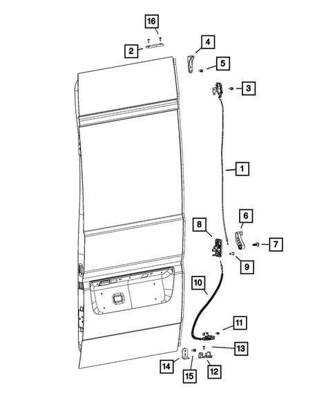 Dual and Single Cargo Door for 2024 Ram ProMaster 2500 #2