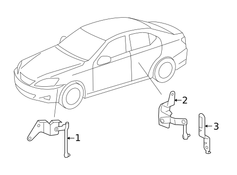 Electrical Components for 2012 Lexus IS350 #4