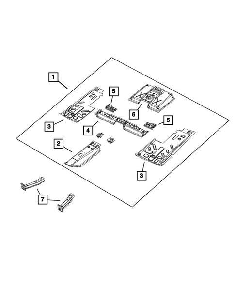 Floor Pans for 2015 Fiat 500 #3