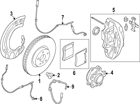 Front Brakes for 2024 BMW i7 #0