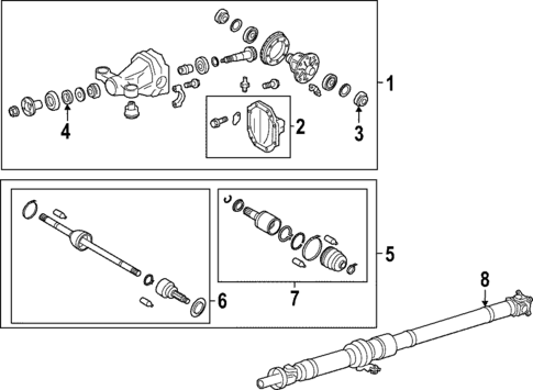 Axle & Differential for 2025 Toyota GR86 #0