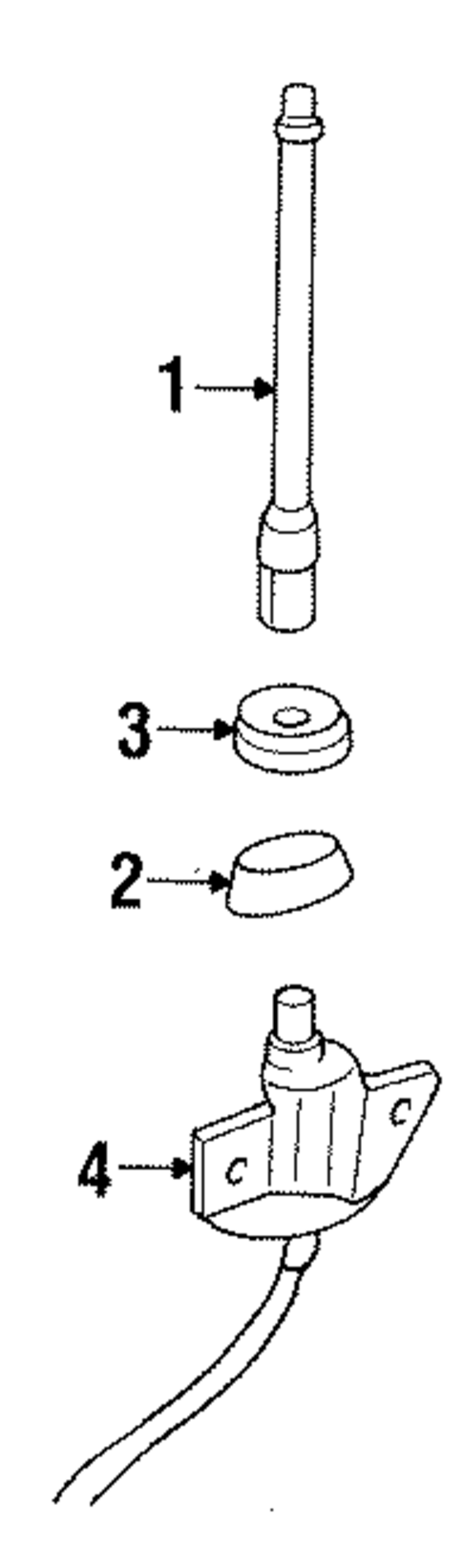 Antenna & Radio for 2004 Oldsmobile Silhouette #0