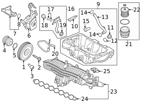 Engine Parts for 2019 Volvo XC90 #0
