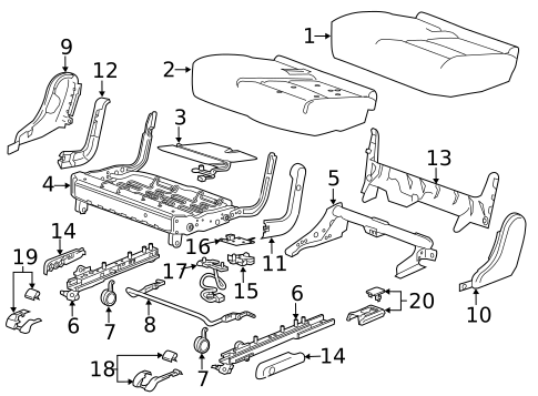 Heated Seats for 2023 GMC Acadia #2
