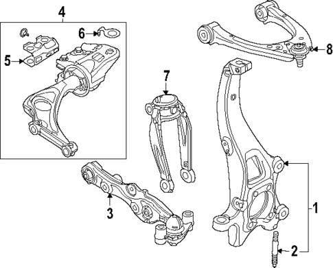 Suspension Components for 2025 Mazda CX-70 #1