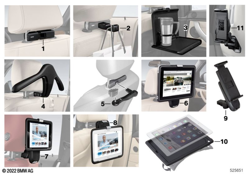 Interior Equipment Components for 2021 BMW BMW ALPINA B7 #0