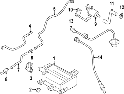 Emission Components for 2022 Hyundai Santa Fe #0