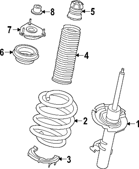 Struts & Components for 2025 Ford E-Transit #0