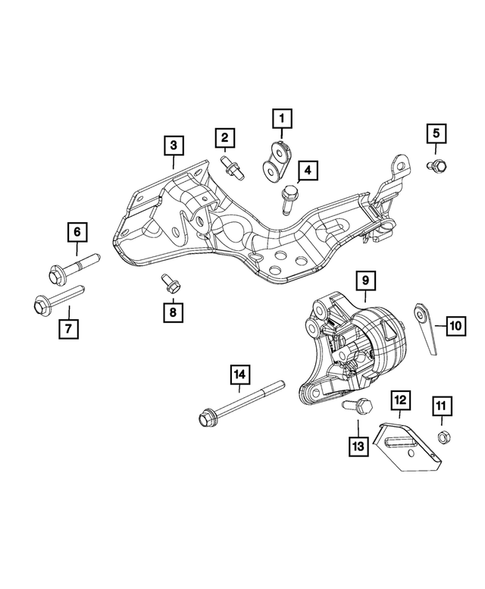 Engine Mounting for 2022 Jeep Grand Wagoneer #2