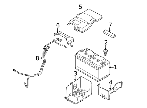 Battery & Related Components for 2007 Volvo S40 #0