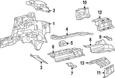 Heat Shields for 2025 Mercedes-Benz GLC43 AMG #0