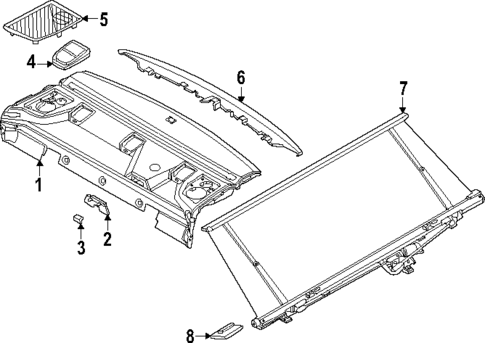 Interior Trim - Rear Body for 2024 BMW i5 #0