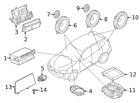Sound System for 2021 BMW X4 #0