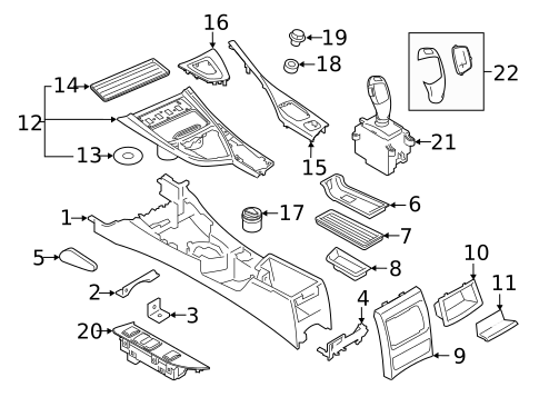 Console for 2021 BMW M240i #0