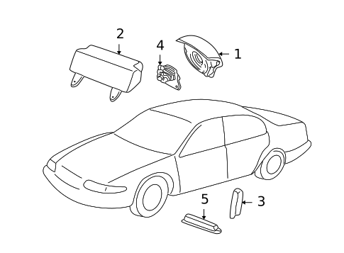 Air Bag Components for 2003 Ford Focus #0