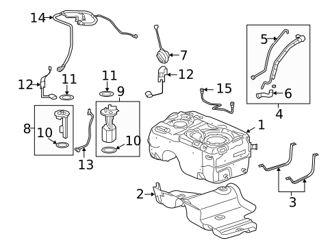 Fuel Pumps & Related Components for 2008 Saturn Vue #0