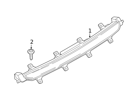 High Mounted Stop Lamp for 2020 BMW M850i xDrive #0