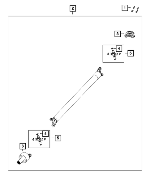 Drive Shaft for 2020 Ram 2500 #2