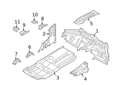 Floor & Rails for 2015 Porsche Cayman #0