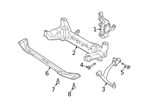 Suspension Components for 2007 INFINITI FX45 #2