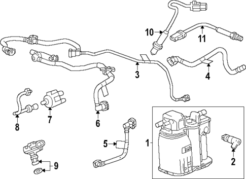 Emission Components for 2025 GMC Terrain #0