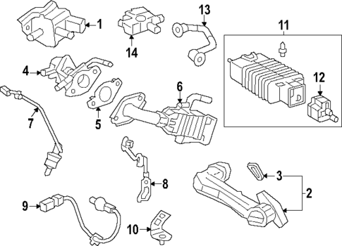 Emission Components for 2025 Toyota Crown Signia #0