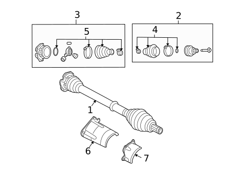 Drive Axles for 2009 Audi S4 #2