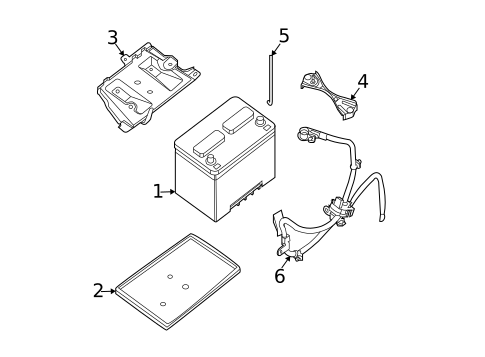 Battery for 2009 Nissan Altima #3