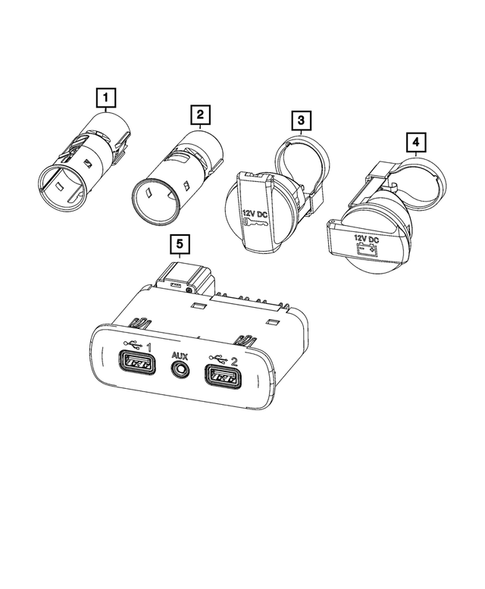 Power Distribution, Fuse Block, Junction Block, Relays and Fuses for 2023 Dodge Challenger #2