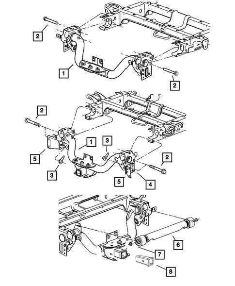 Trailer Tow and Tow Hooks for 2013 Ram 2500 #2