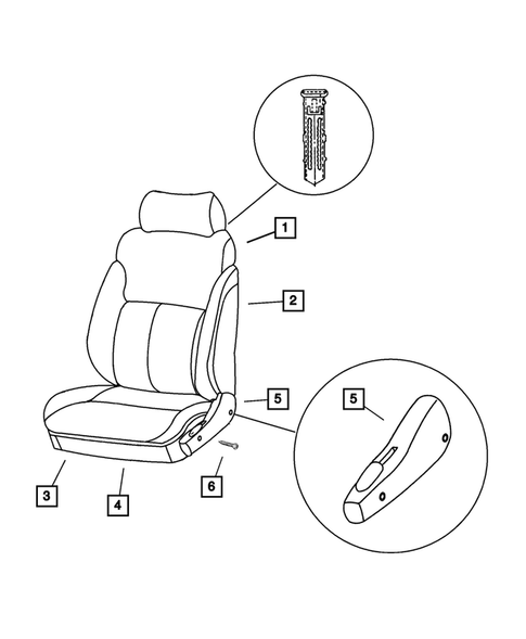 Front Seats and Attaching Parts for 2005 Dodge Neon #8