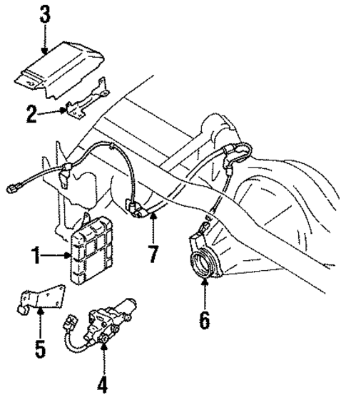 Anti-Lock Brakes for 1995 Nissan Pathfinder #0