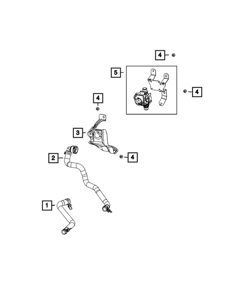 Air Conditioner and Heater Plumbing for 2025 Ram 3500 #4