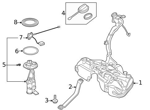 Fuel System Components for 2023 Mercedes-Benz Sprinter 1500 #3
