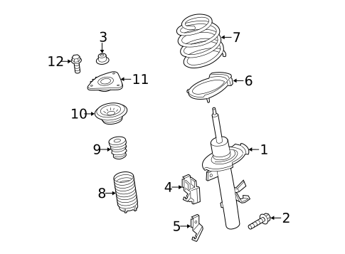 Shocks & Struts for 2016 Ford Escape #1