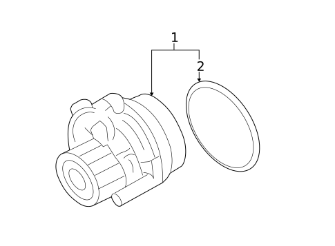 Water Pump for 2009 Volkswagen Jetta #2