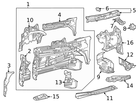 Inner Components for 2021 Mercedes-Benz GLE 53 AMG® #1