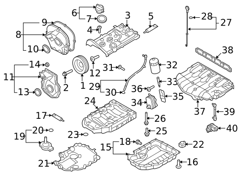 Engine Parts for 2019 Volkswagen Tiguan #12