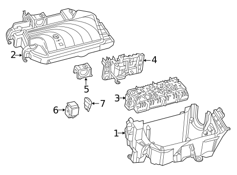 Fuse & Relay for 2016 Mercedes-Benz B250e #1
