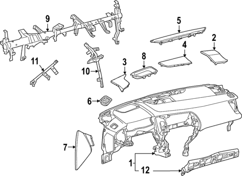 Instrument Panel for 2025 Lexus NX350h #0