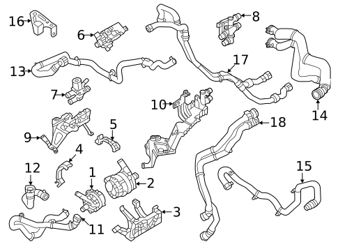 Hoses & Lines for 2022 Volvo C40 Recharge #3