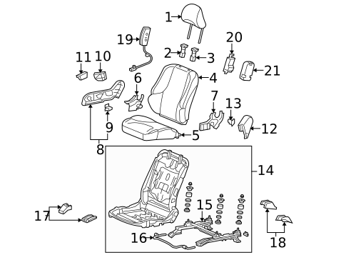 Tracks & Components for 2013 Honda Fit #0
