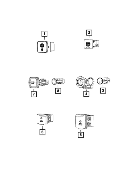 Radio, Antenna, Speakers, DVD, and Video systems for 2018 Jeep Compass #4