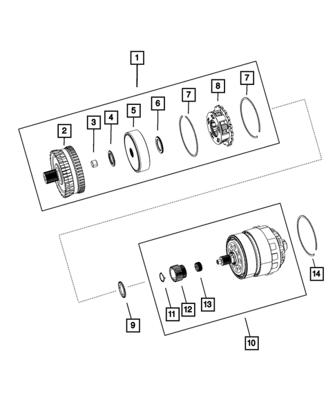 Gear Train for 2017 Dodge Journey #1