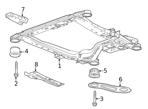 Suspension Mounting for 2020 Chevrolet Impala #0