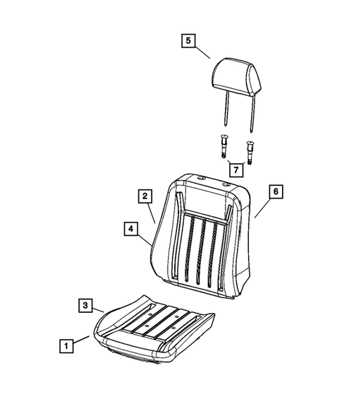 Front Seats for 2004 Dodge Durango #1