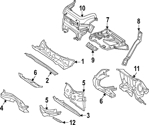 Cowl for 2025 Mercedes-Benz EQB 350 #0