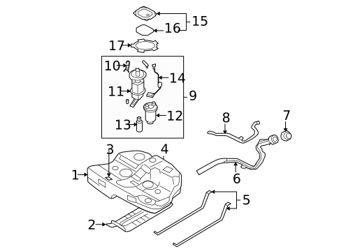Filters for 2009 Hyundai Sonata #1