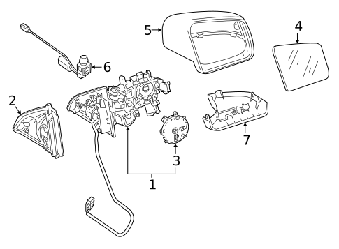 Outside Mirrors for 2018 Mercedes-Benz GLE63 AMG S #1
